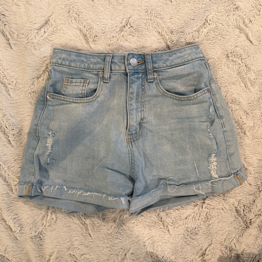 Wild Fable Blue Jean Shorts High-Waisted